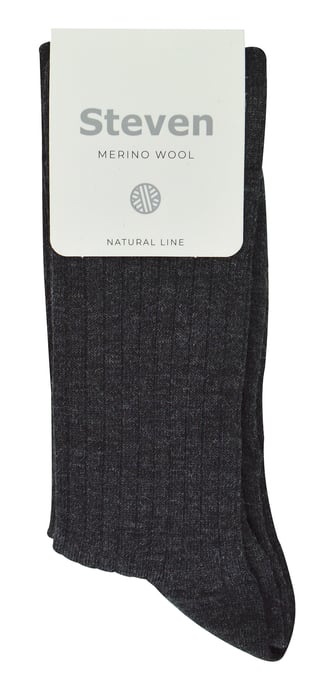 Calcetines de Lana Merino para Mujer - Gris Oscuro - Image 2