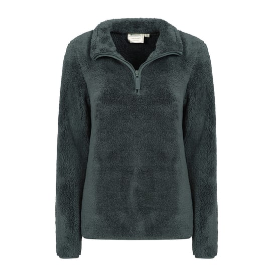 Mountain Warehouse Womens/Ladies Teddy Fleece Quarter Zip Fleece Top (Green) - Image 4