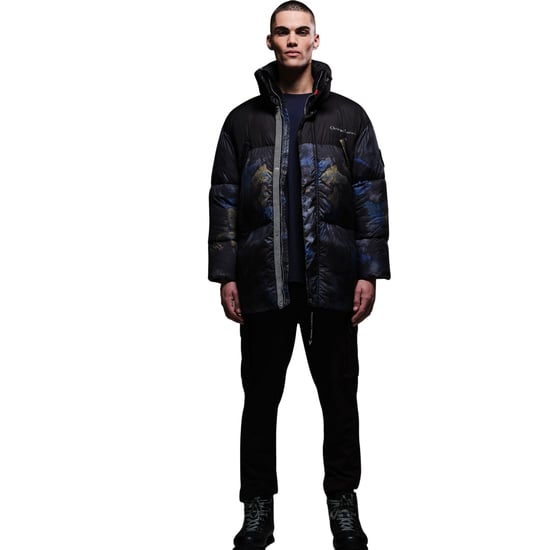 Regatta Mens Christian Lacroix Barbegal Baffled Padded Jacket (Black/Fourrure)