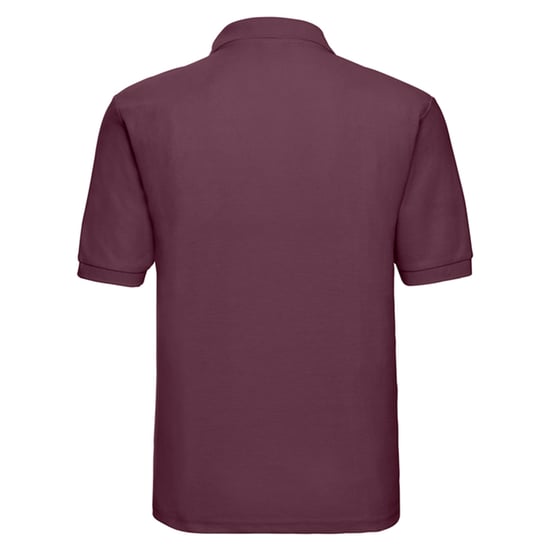 Russell Mens Classic Polycotton Polo Shirt (Burgundy) - Image 2