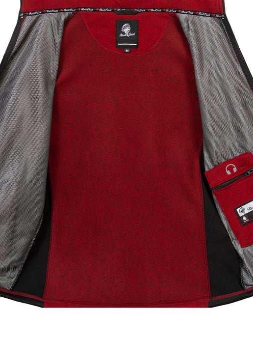 Rock Creek Fleecejacke Rot