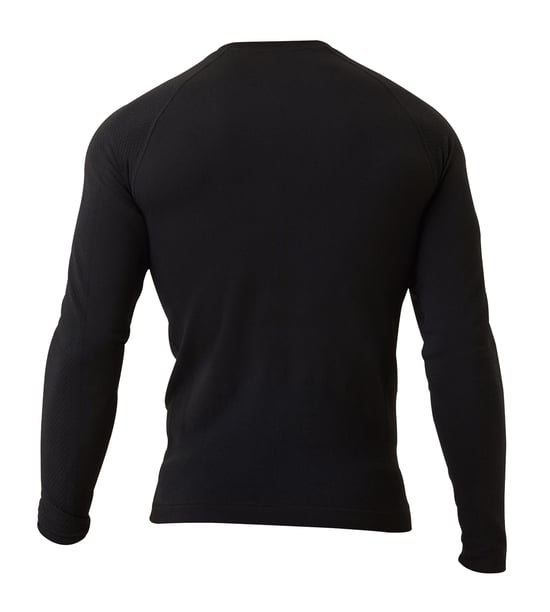Björn Borg - Camiseta de manga larga sin costuras para hombre - Negra - Image 2