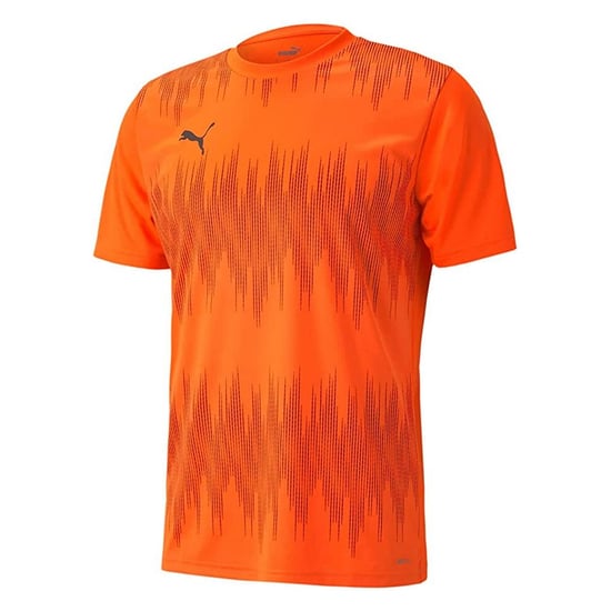 Puma Ftblnxt Graphic Core Short Sleeve Crew Neck Orange Mens T-Shirt 656830 02