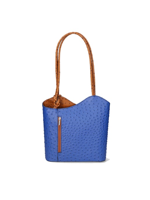 Gave Lux backpack women ROYAL BLUE/COGNAC