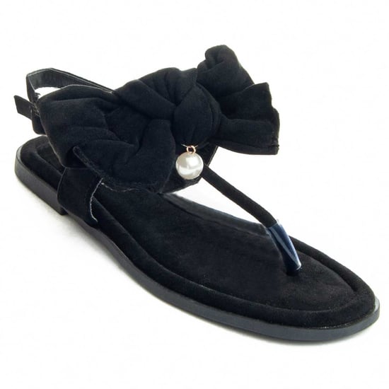 Sandalía Plana Montevita Flipp4 en Negro - Image 3