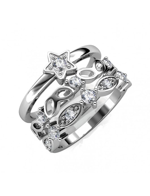 Anillo Solar - Plata y Cristal - Image 4