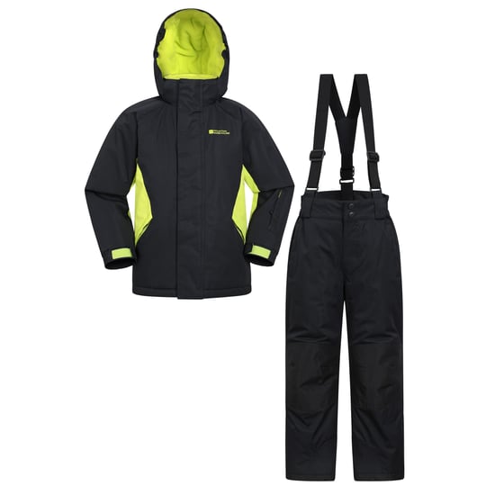 Mountain Warehouse Childrens/Kids Ski Jacket & Trousers Set (Black)
