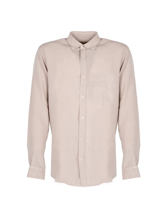 Xagon Camisa Manica del hombre beige - Image 1