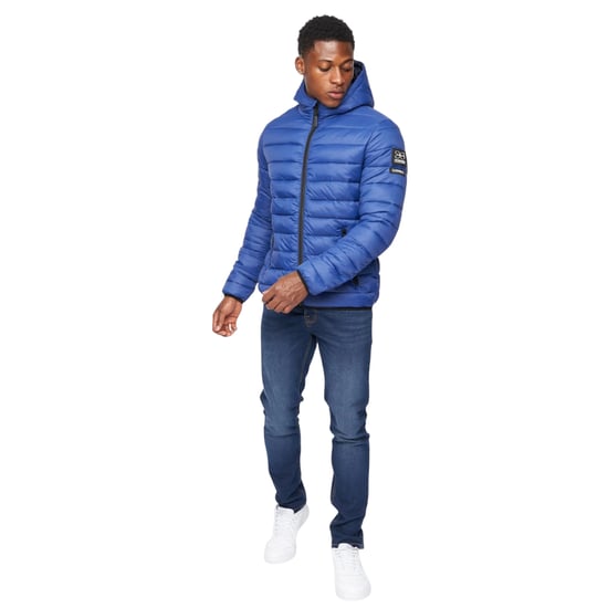Crosshatch Mens Gattering Jacket (Royal Blue) - Image 3