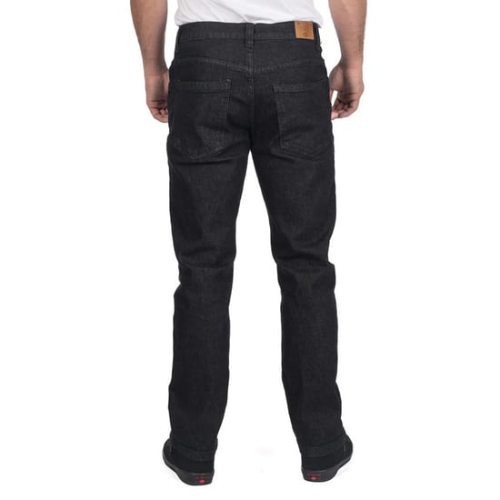 Lee Cooper Mens Denim Stretch Straight Leg Jeans (Black) - Image 2