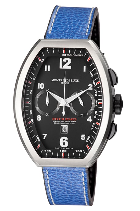 Montres De Luxe Men's Blue Watch