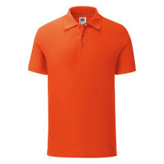 Fruit Of The Loom Mens Iconic Polo Shirt (Flame) - Image 1