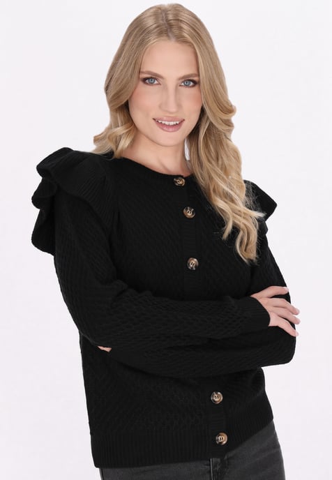 Dreimaster Cardigan women black - Image 3
