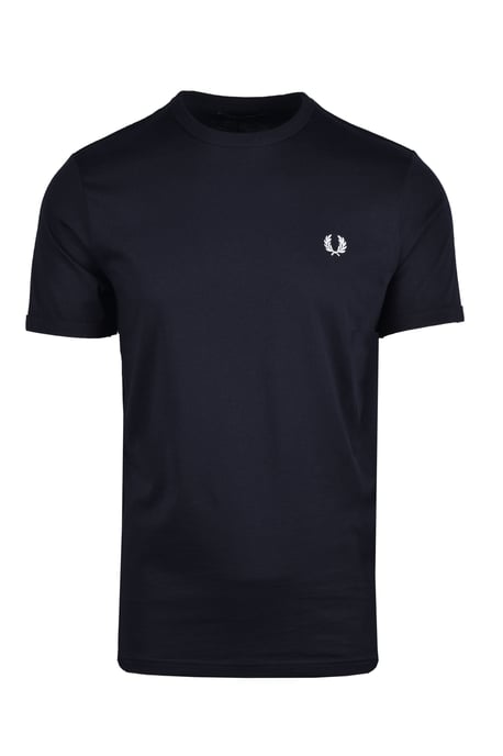 Camiseta Ringer para Hombre Fred Perry en Marino - Image 1