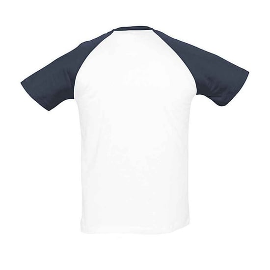 SOLS Unisex Adult Funky Raglan T-Shirt (White) - Image 2