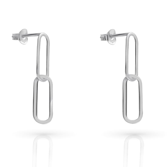 Orphelia 'Rose' Women's 925 Sterling Silver Drop Earrings - Silver ZO-7561 - Image 3