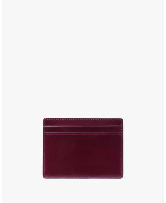 Kenzie Patent Fabric Boxed Small Slim Card Holder
