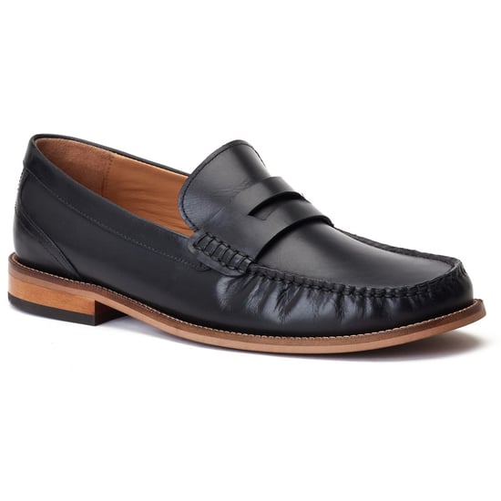 Base London Garfield Leather Men's Black Loafers - Image 1