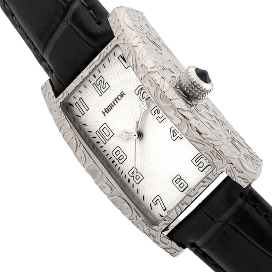 Reloj Heritor automático Jefferson con correa de cuero - Image 3