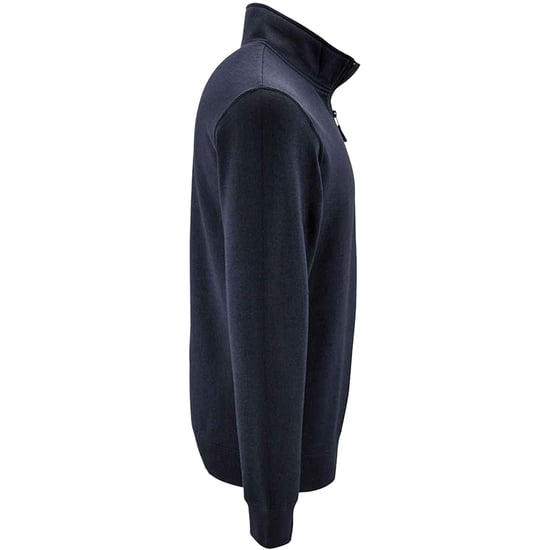 SOLS Mens Stan Zip Standing Collar Jumper (French Navy) - Image 3