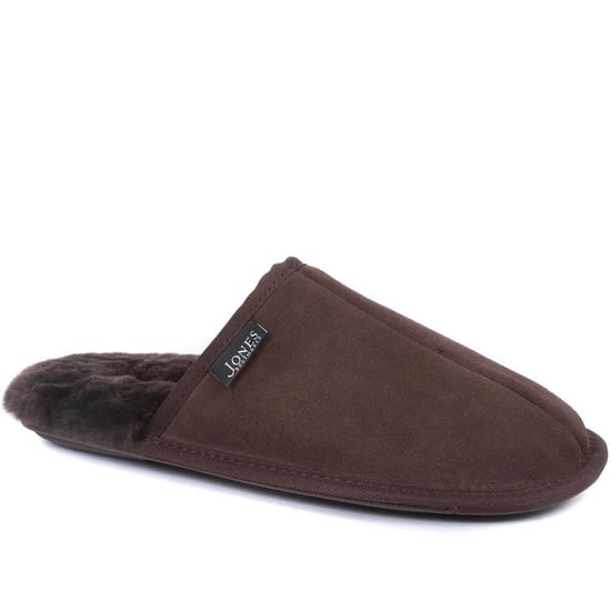 Jones Bootmaker Men's Sheepskin Lined Slippers - Image 1