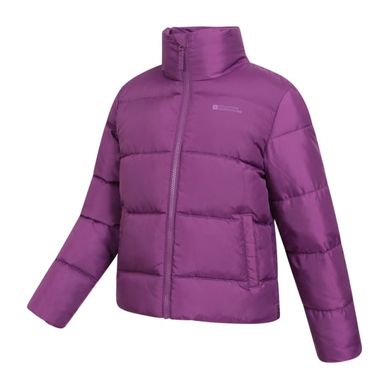 Mountain Warehouse Childrens/Kids Lottie Water Resistant Padded Jacket (Purple) - Image 4
