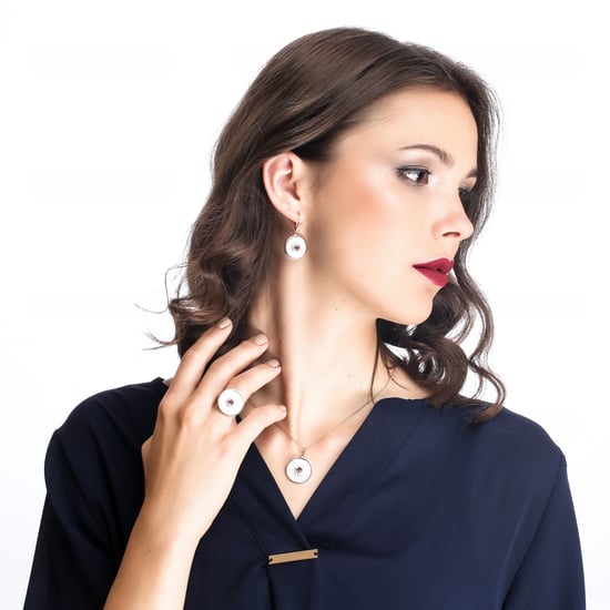 Orphelia 'Fia' Women's 925 Sterling Silver Chain with Pendant - Rose ZH-7293 - Image 4