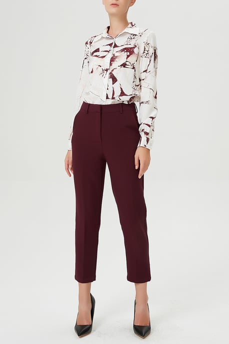 Straight shirt with marble effect print - Image 3