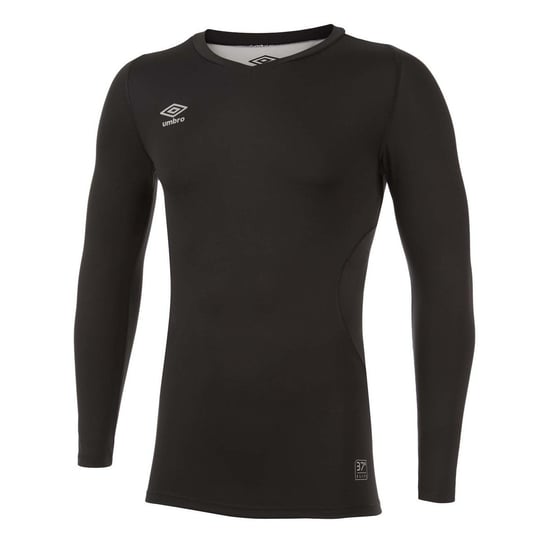 Umbro Mens Elite V Neck Base Layer Top (Black) - Image 1