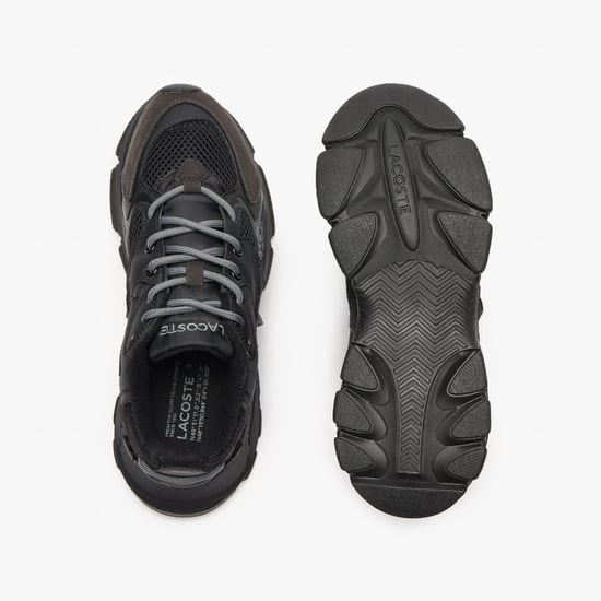 Boy's Lacoste Juniors L003 Neo Trainers in Black