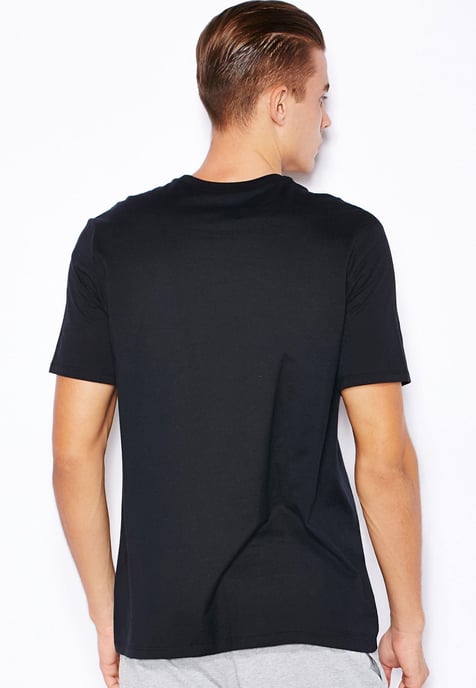 Nike Hombre Camiseta con logo bordado Negro - Image 2