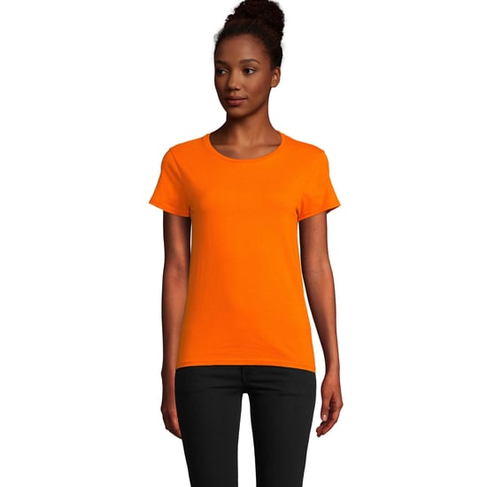 SOLS Womens/Ladies Pioneer T-Shirt (Orange) - Image 1