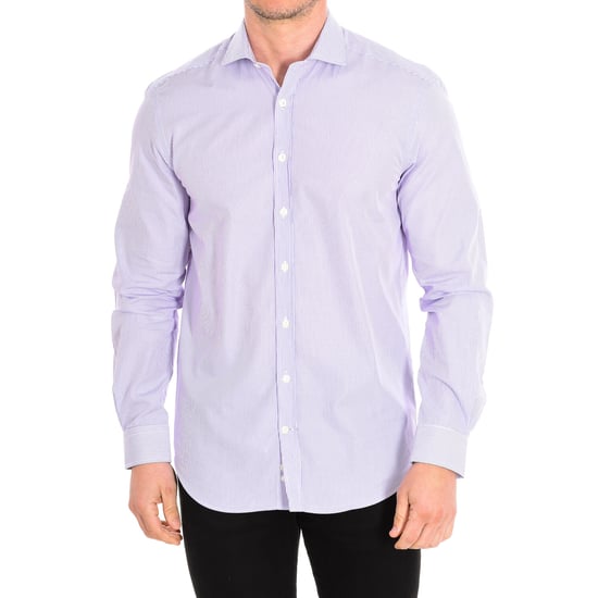 Long sleeve shirt collar flap closure buttons JUNO17 men