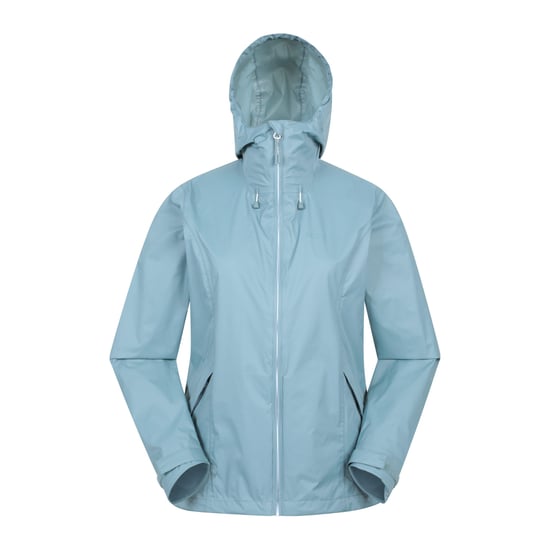 Mountain Warehouse Womens/Ladies Swerve Packaway Waterproof Jacket (Light Teal) - Image 1