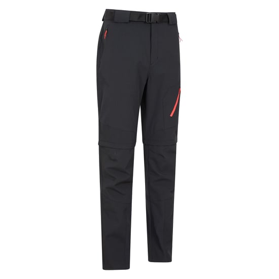 Mountain Warehouse Mens Forest Convertible Hiking Trousers (Black) - Image 4