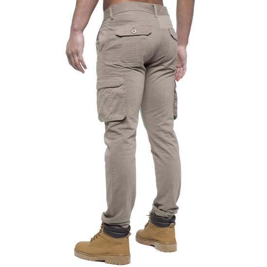 Enzo | Pantalones Cargo Hombre - Beige - Image 5