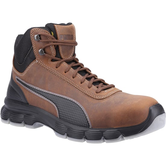 Puma Safety Condor Mid Nubuck Brown Safety Boots - Image 1