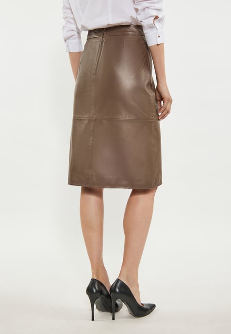 Dreimaster Skirt women taupe - Image 5