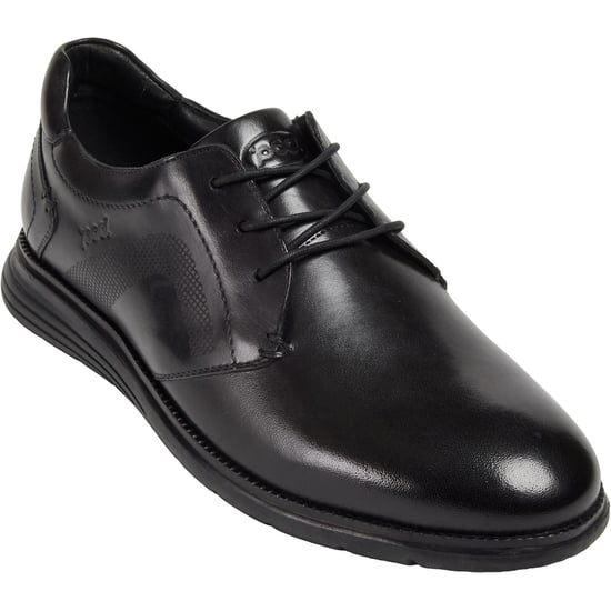 Pod Aston Leather Men's Black Lace-Up Shoes - Image 1