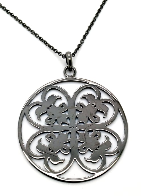 Orphelia Women's 925 Sterling Silver Chain with Pendant - Black ZH-6035/3 - Image 3