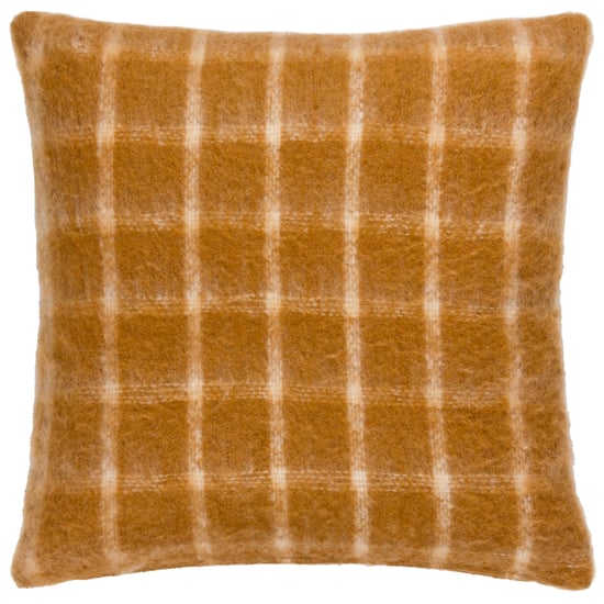 Yard Yarrow Check Faux Mohair Check Cushion Cover - Image 1
