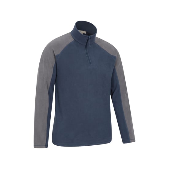 Mountain Warehouse Mens Ashbourne II Half Zip Fleece Top (Dark Blue) - Image 5