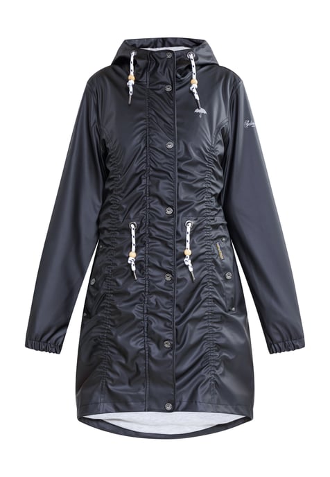 Schmuddelwedda raincoat women black - Image 1