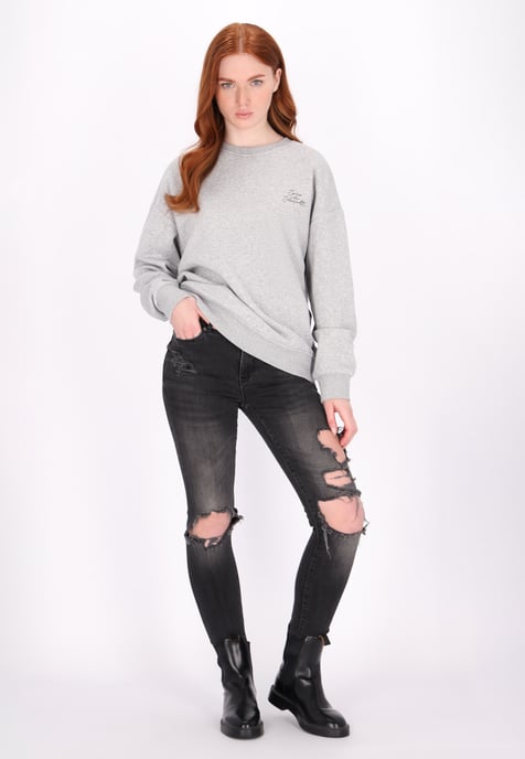 Dreimaster Sweatshirt women Grey melange - Image 2