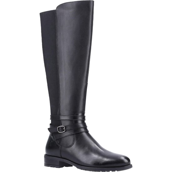 Hush Puppies Womens/Ladies Vanessa Leather Calf Boots (Black) - Image 1