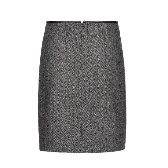 Short wool skirt and leather bias - Image 3