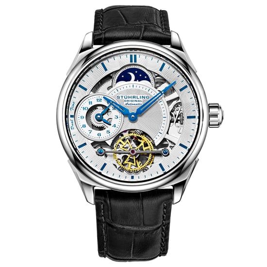 Black and Silver Presidia Automatic 42mm Skeleton - Image 1