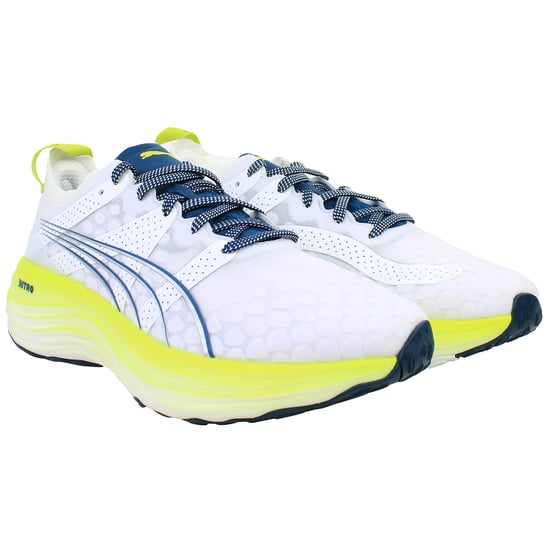 Puma ForeverRun Nitro Mens Light Blue Running Shoes - Image 2