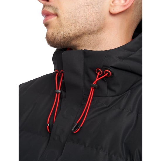 Crosshatch Mens Kampleys Embossed Gilet (Black) - Image 4