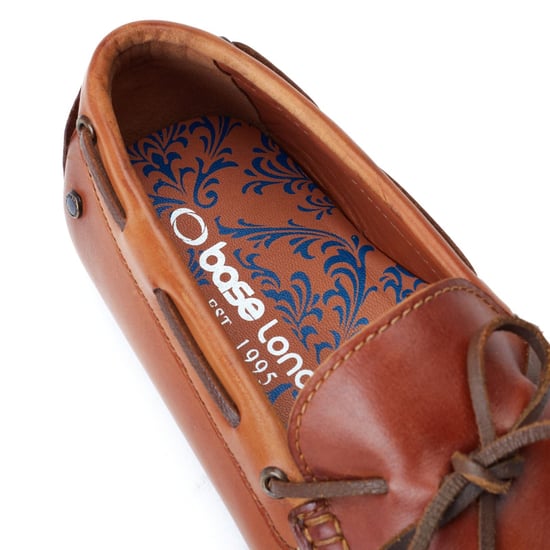 Base London Brooks Leather Men's Burnt Tan Loafers - Image 6